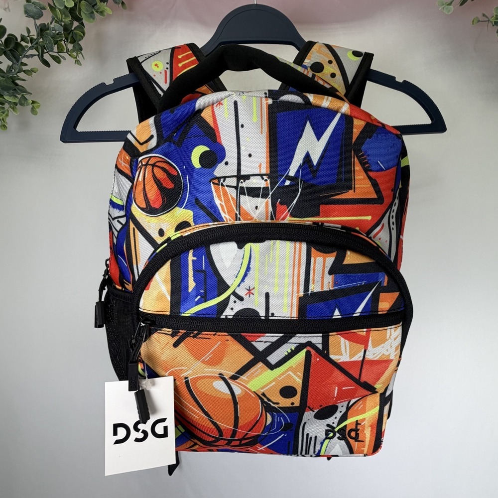 DSG Backpack Book Bag Youth Baketball Padded Straps Laptop Tablet Sleeve